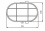 Bulkhead fixture Kanlux MILO 7040T - technical drawing