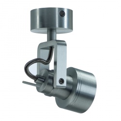 SLV INDA SPOT GU10 wall and ceiling luminaire, alu-brushed , max. 50W