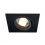 SLV NEW TRIA I GU10 downlight, square, matt black, max. 50W, incl. metal-plate springs
