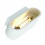 SLV OSSA R7s wall lamp, oval, white, R7s 78mm, max. 100W, up/down