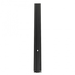 SLV 1-circuit high-voltage track, surface-mounted, black, 1m