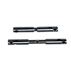 SLV Wire-tightener for low-voltage wire system, chrome, 2 pieces