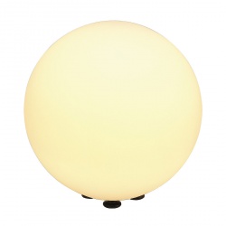 SLV ROTOBALL FLOOR 40 outdoor luminaire, white, E27, max. 24W, IP44