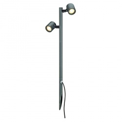 SLV NEW MYRA 2 lamphead, anthracite, GU10, max. 2x 4W, IP44